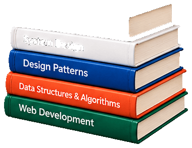 Stack of programming books