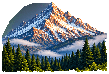 Snow-capped mountain